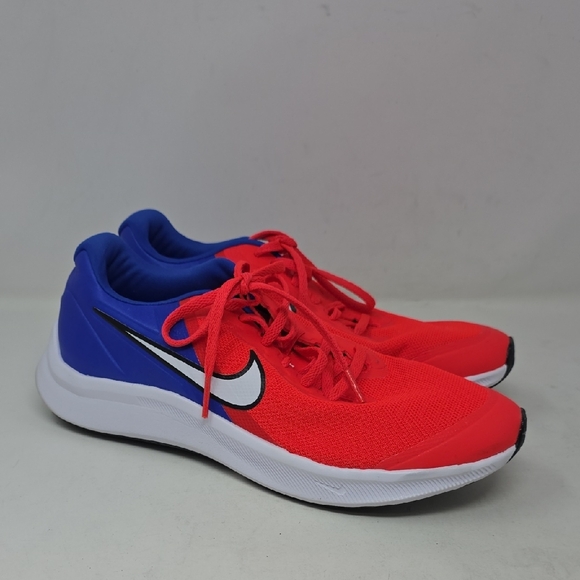 Nike bright crimson racer blue size 7Y DA2776-600 - Picture 3 of 6